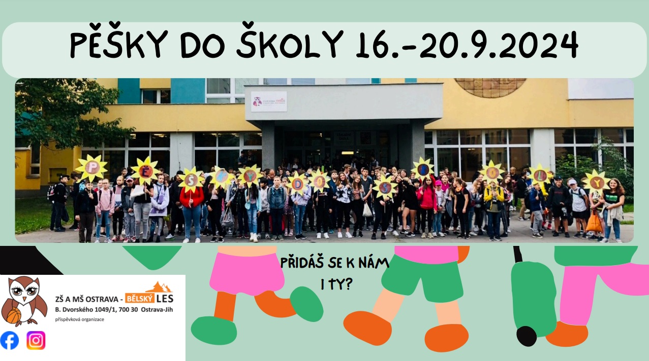 Opět je tady akce Pěšky do školy